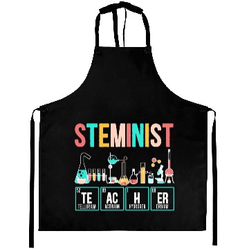 Discover Steminist Teacher Engineering Biologist Science Aprons