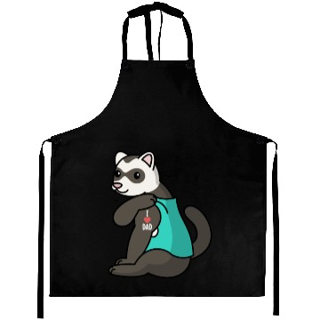 Discover I Love Dad Ferret Aprons