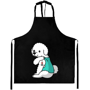 Discover I Love Dad Bichon Frise Aprons