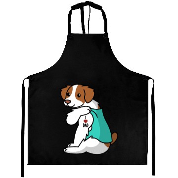 Discover I Love Dad Brittany Spaniel Aprons