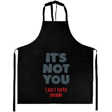 Discover I hate people Aprons