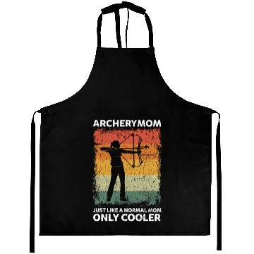 Discover Vintage Archery Mom Like A Normal Mom Only Cooler Aprons