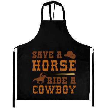 Discover Save A Horse Ride A Cowboy Aprons
