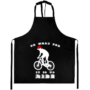 Discover Christmas Mountain Biking Aprons Mountain Biker