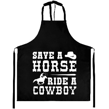 Discover Save A Horse Ride A Cowboy Aprons