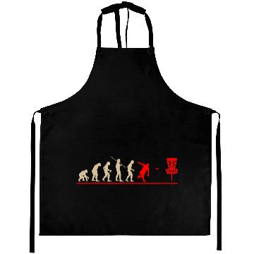 Discover Disc Golf Evolution Frolf Frisbee Gift Discgolf Aprons