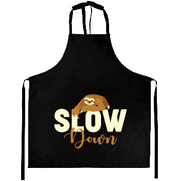 Discover Sloth Sloths, Slow, Down Slow Down Aprons