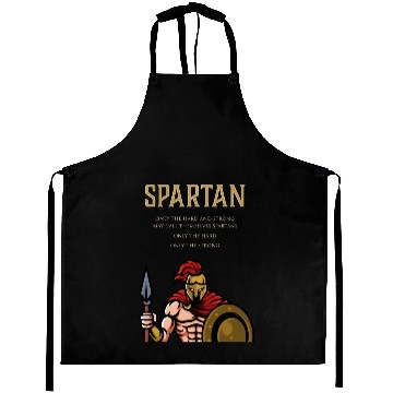 Discover Spartan Soldier Motivation Warrior Training Aprons