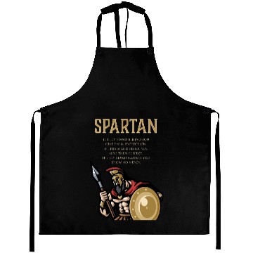 Discover Spartan Soldier Motivation Warrior Training Aprons