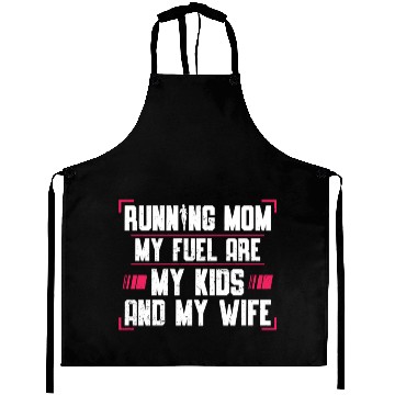 Discover Running Mom My Fuel Are My Kids Runner Marathon Aprons
