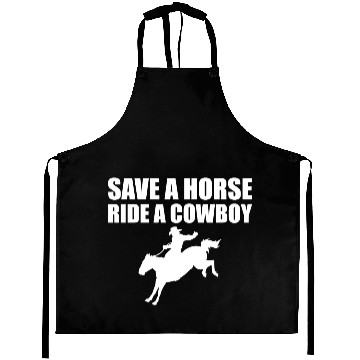 Discover Horse Cowboy Aprons