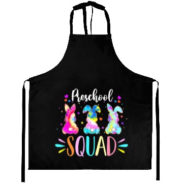 Discover Cute Bunnies Preschool Teacher Squad Easter Day Aprons