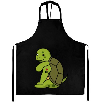 Discover I Love Dad Turtle Aprons