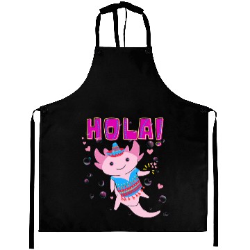 Discover Hola Cute Axolotl - 2 Aprons