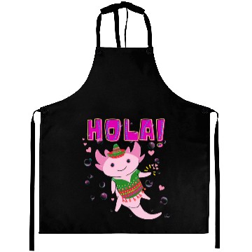Discover Hola Cute Axolotl - 6 Aprons