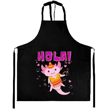 Discover Hola Cute Axolotl - 7 Aprons