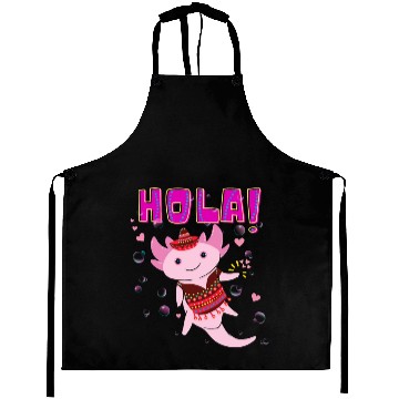 Discover Hola Cute Axolotl - 14 Aprons
