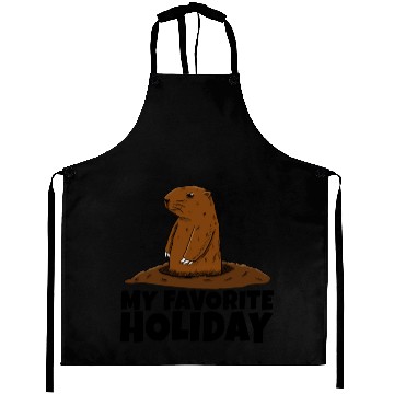 Discover My Favourite Holiday Groundhog Aprons