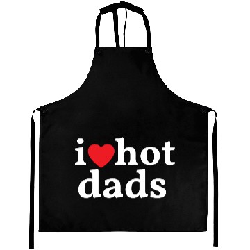Discover I Love Hot Dads Aprons