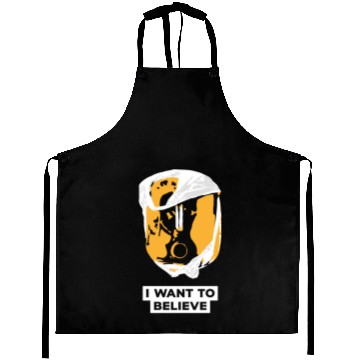 Discover I Want To Believe 001 Skull Aprons