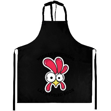 Discover Wicked chickens lay deviled eggs Aprons