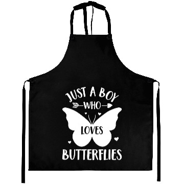 Discover Just a Boy Who Loves Butterflies Butterfly Lover Aprons