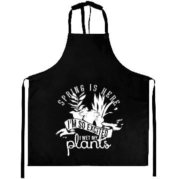 Discover Fun Novelty Spring Gardening plants seeds dirt Aprons