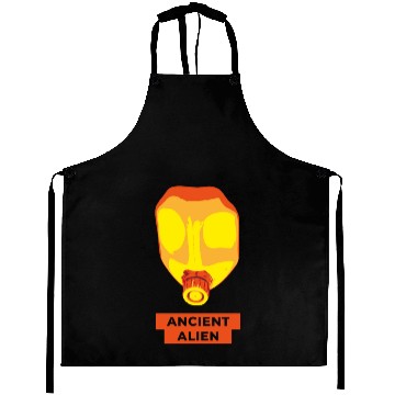 Discover Ancient Alien Colored Skull Aprons