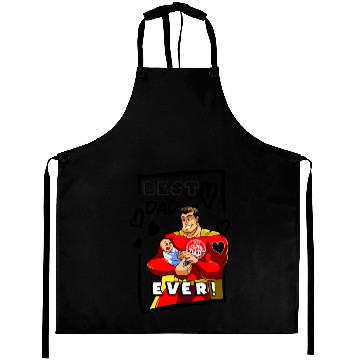 Discover Best Dad Ever SuperDad Aprons