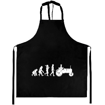 Discover Farmer Evolution Gift Tractor Tractor Aprons