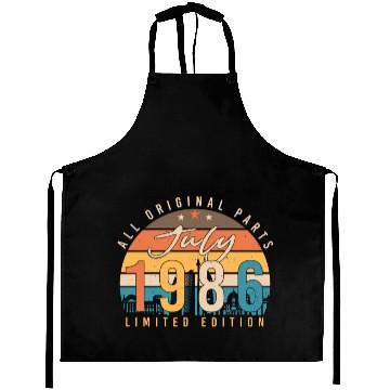 Discover 1986 July Limited Edition Aprons