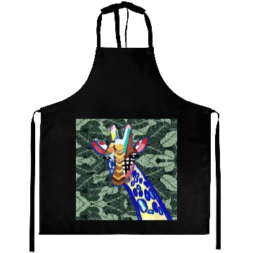 Discover The blue giraffe Aprons