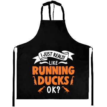 Discover I Just Really Like Running Ducks Aprons