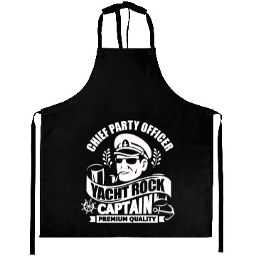 Discover Chief Party Officer Yacht Rock Captain Aprons
