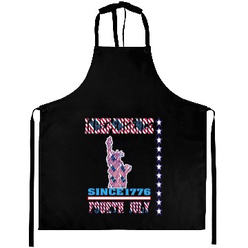 Discover Pattern flag Independence Since 1776 Fourth July Aprons