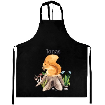 Discover Waldtier Squirrel Flowers Name Jonas Aprons