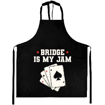 Discover Bridge is my jam Design for a Bridge Nerd Aprons