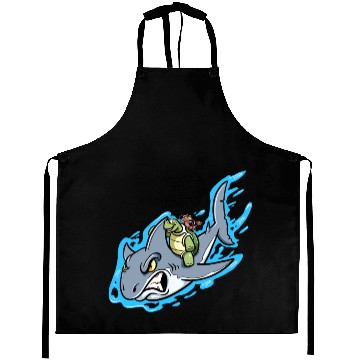 Discover Shark Swims With Turtle And Crab Aprons