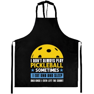 Discover Pickleball Lovers Funny Pickleball Aprons