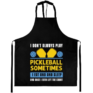 Discover Pickleball Lovers Funny Pickleball Aprons
