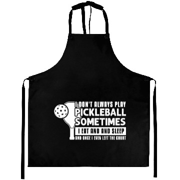 Discover Pickleball Lovers Funny Pickleball Aprons