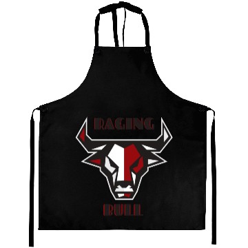 Discover Raging Bull Brave and Valiant Fearless Aprons