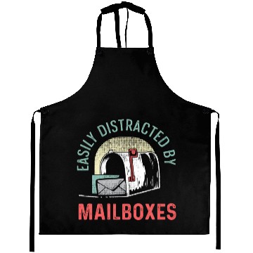 Discover Distracted by Mailboxes Dedicated Worker Gift Aprons