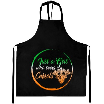 Discover Carrot Vegetable Aprons, Just A Girl Who Loves