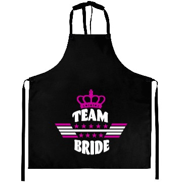 Discover Team bride wedding hen party bachelorette Party Aprons