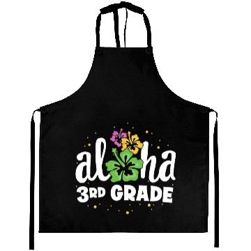 Discover Aloha 3rd Grade Third Teacher First Day Back to Aprons