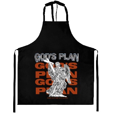 Discover Gods Plan Streetwear Design Aprons