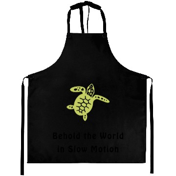 Discover Green Sea Turtle Behold the World in Slow Motion Aprons