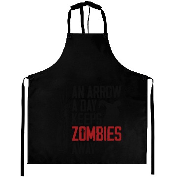 Discover Archery Bow Archer Zombie Vintage Aprons