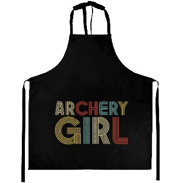 Discover Archery Bow Archer Girl Retro Aprons